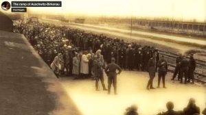 The ramp of Auschwitz-Birkenau