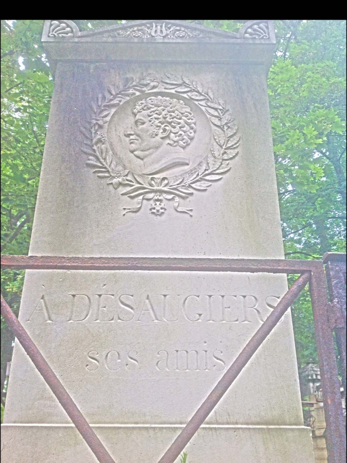 Désaugiers Marc-Antoine Madeleine op Père Lachaise