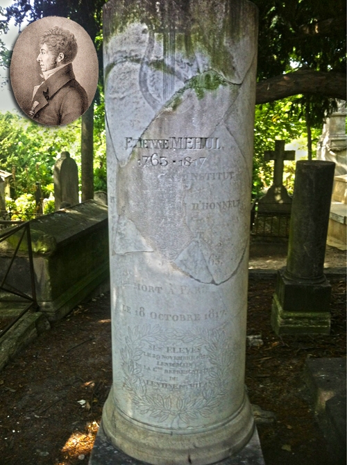 Mehul Etienne Nicolas op Père Lachaise