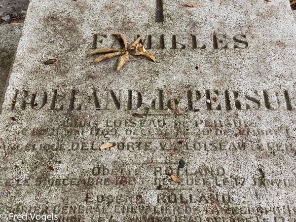Loiseau de Persuis Louis Luc op Père Lachaise