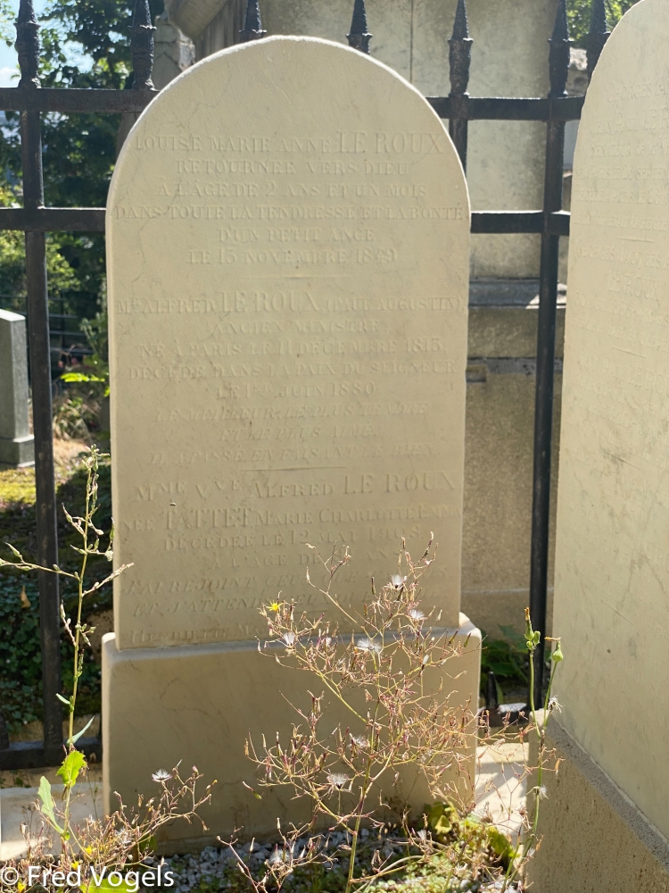 Le Roux Alfred-Maurice-Paul op Père Lachaise