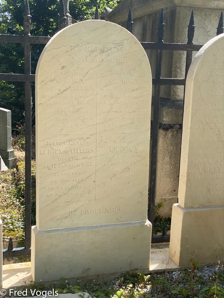 Le Roux Alfred-Maurice-Paul op Père Lachaise