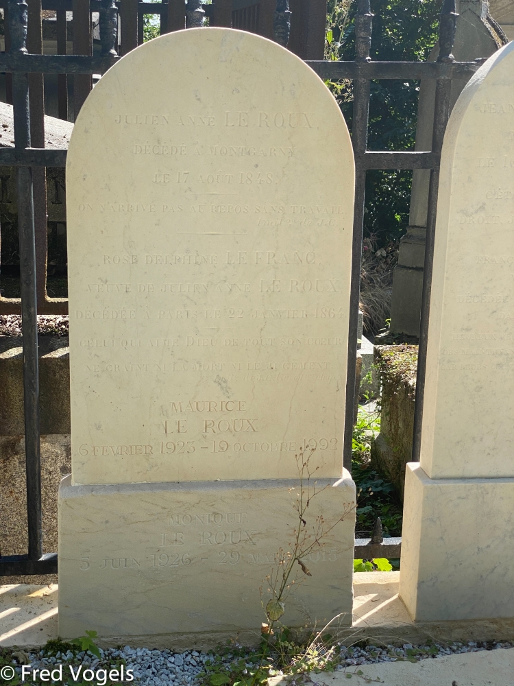 Le Roux Alfred-Maurice-Paul op Père Lachaise