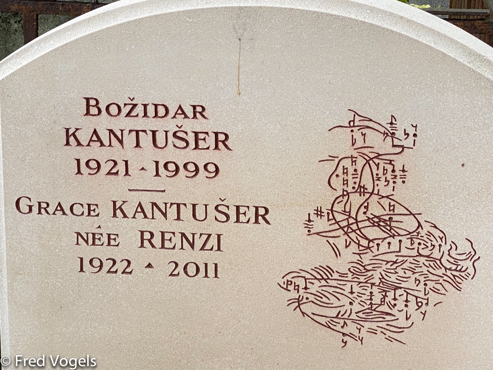 Kantušer Božidar & Grace, née Renzi op Père Lachaise