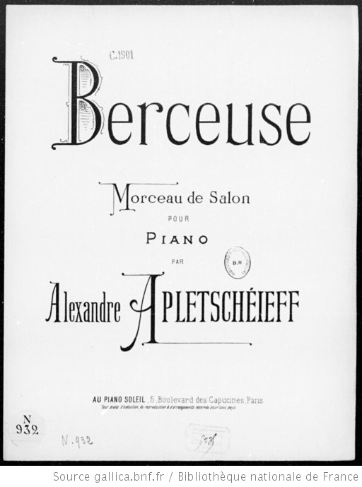 Alexandre Apletscheieff op Père Lachaise