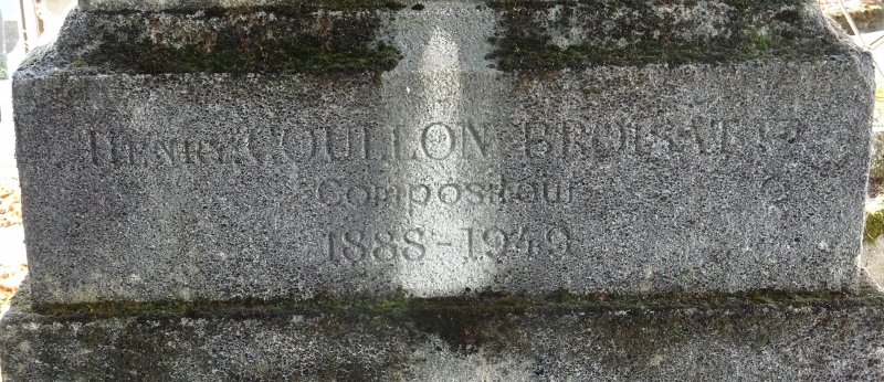 Coullon–Broisat, Henry (1888-1949) op Père Lachaise