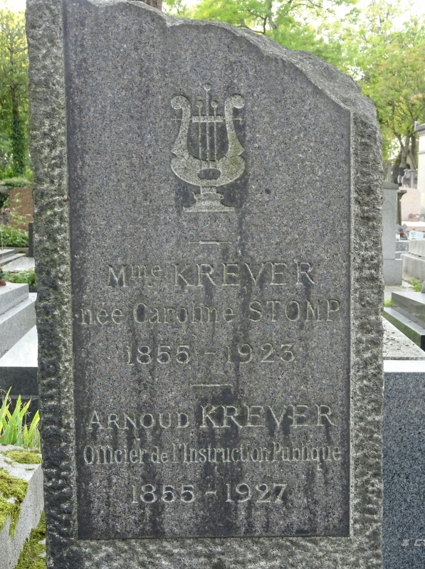 Krever Arnoud (1855-1927) op Père Lachaise