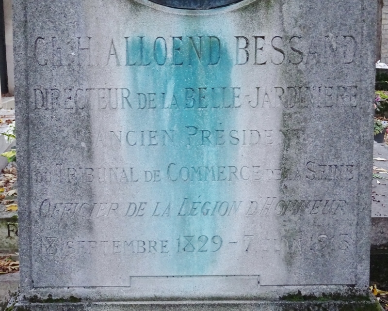 Alloend-Bessand Charles Honoré (1829-1915) op Père Lachaise