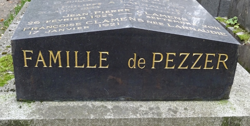 Pezzer Raymond de (1885-1924) op Père Lachaise