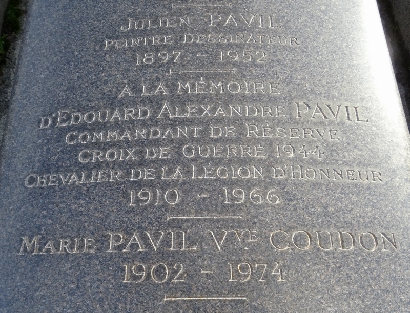 Pavil Edouard Alexandre (1910-1966) op Père Lachaise