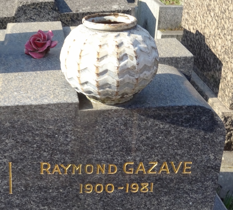 Gazave Raymond (1900-1981) op Père Lachaise