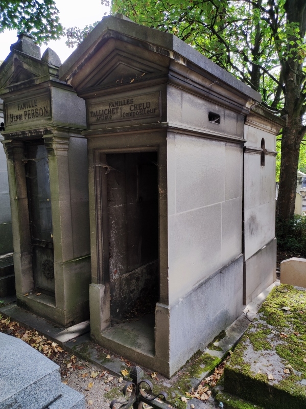 Chelu Caroline Tallichet, Mme (1838-1907) op Père Lachaise