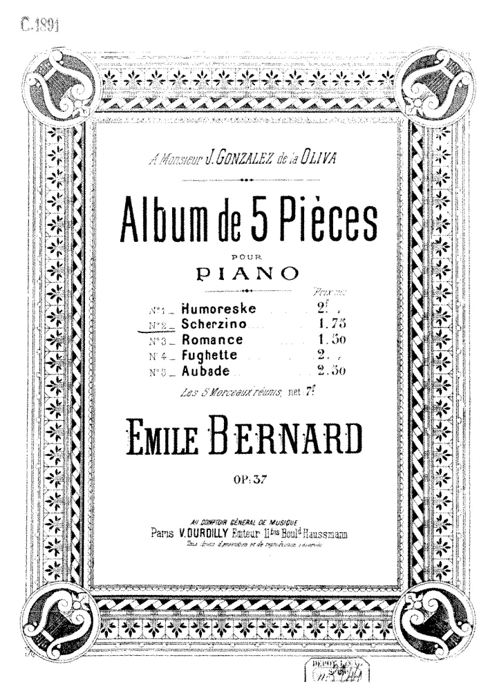 BERNARD Jean Emile (1843-1902) op Père Lachaise