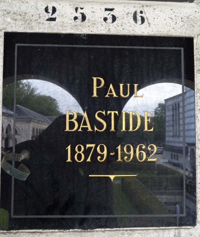 Bastide Paul (1879-1962) op Père Lachaise