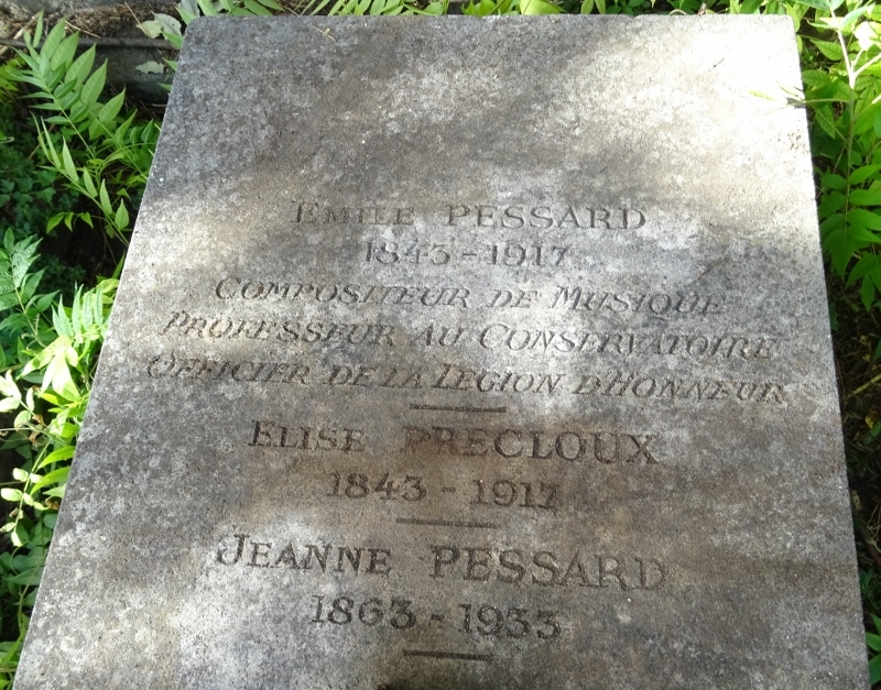 PESSARD Emile (1843-1917) op Père Lachaise