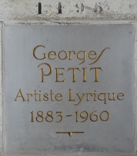 PETIT Georges (1883-1960) op Père Lachaise