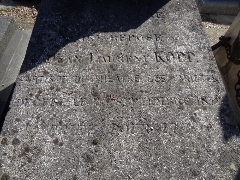 KOPP Jean Laurent (1812-1872) op Père Lachaise
