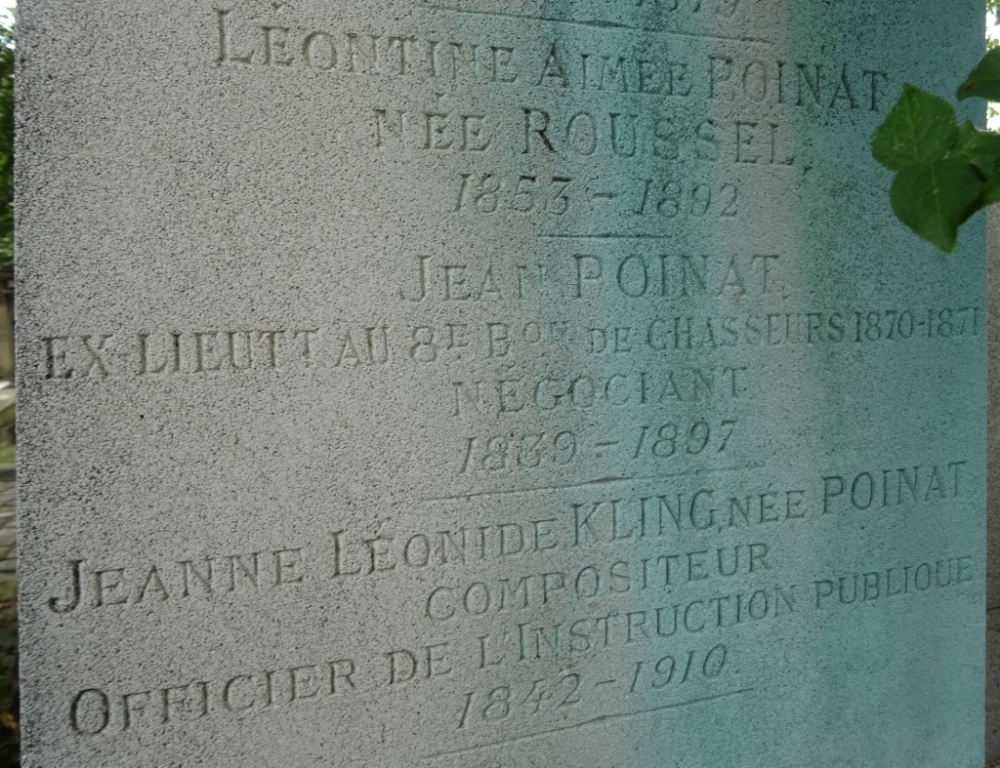 Jeanne Léonide Hermann (1842–1910) op Père Lachaise