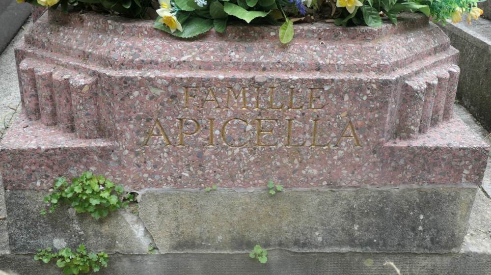 Victor Apicella (1927-1967) op Père Lachaise
