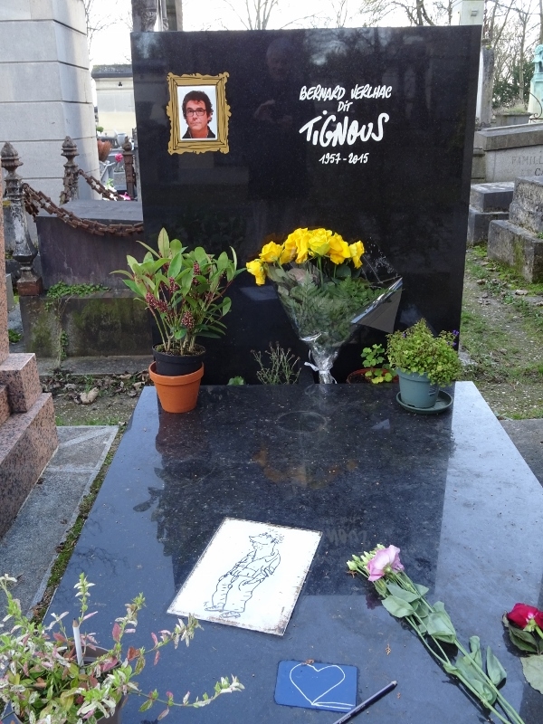 TIGNOUS, Bernard VERLHAC, dit (1957-2015) op Père Lachaise