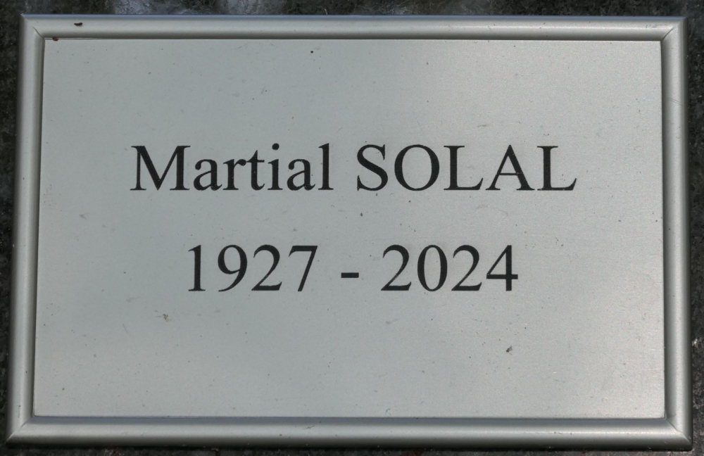 SOLAL Martial (1927-2024) op Père Lachaise
