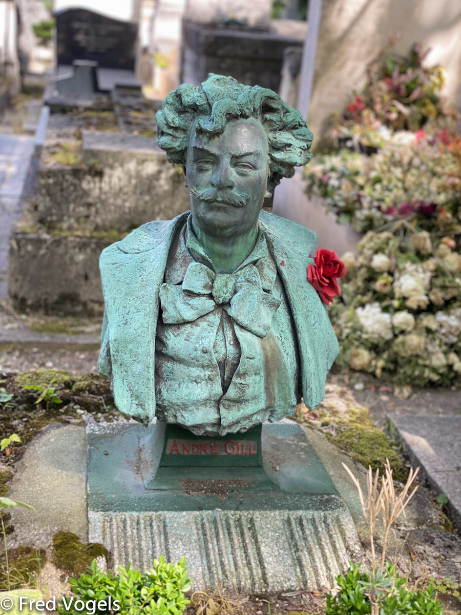 Andre Gill op Père Lachaise