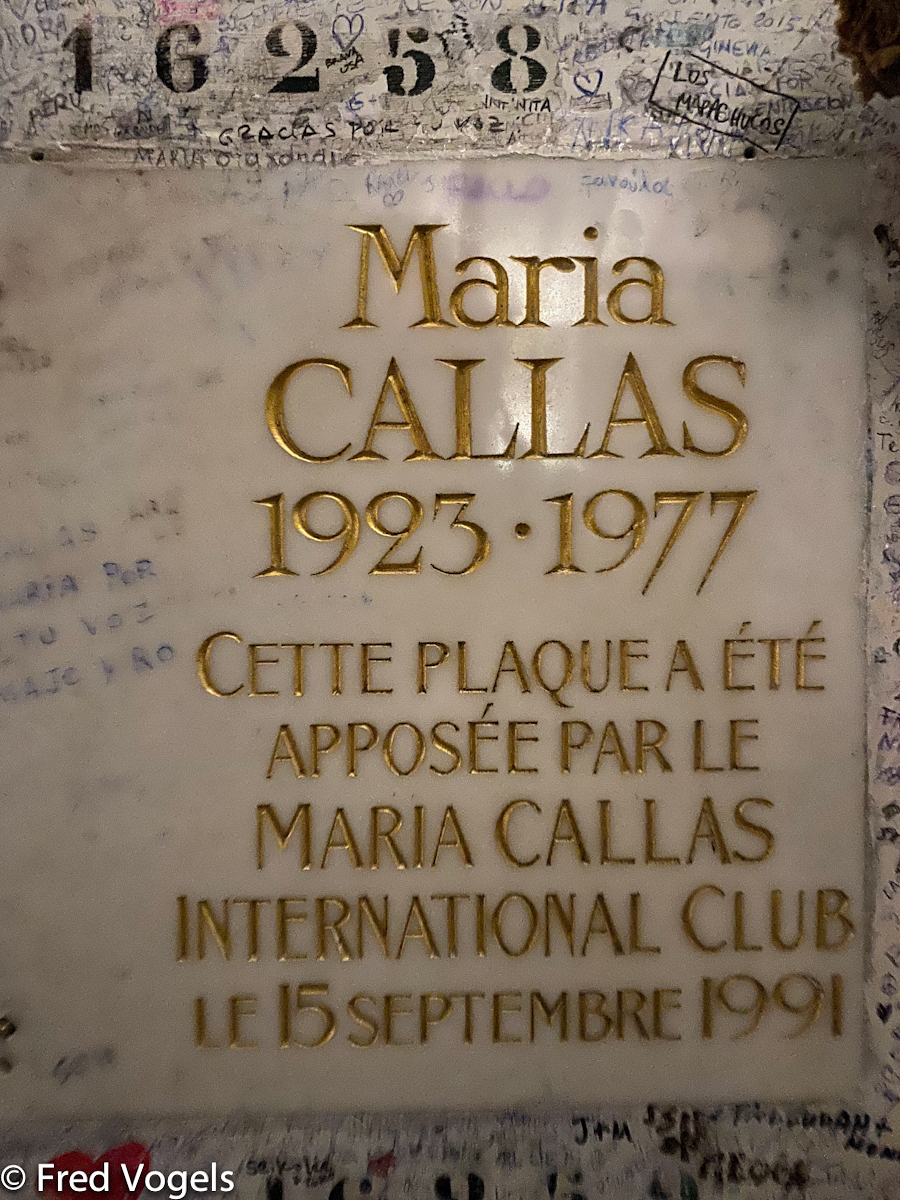 Maria Callas op Père Lachaise