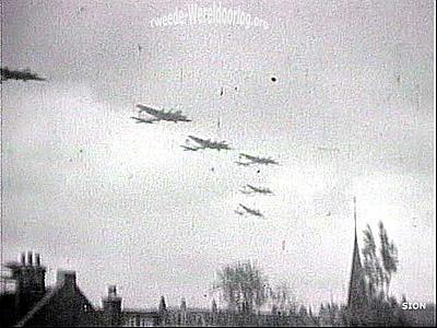 RAF Bomber Command Lancasters Operation Manna day 9 Ypenburg