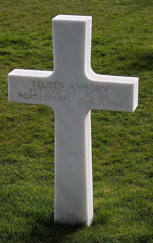 Private Anhorn Reuben (Service #: 37171074) died on 1944-06-19