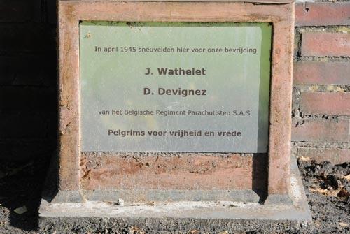 The Belgians S.A.S. Parachutists DEVIGNEZ Denis KIA