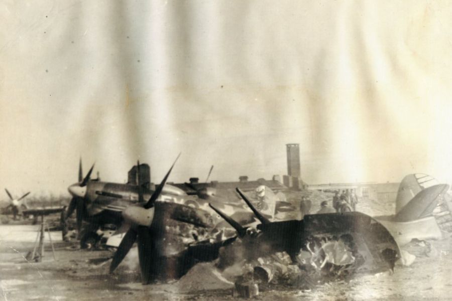 Typhoon MP177 lost at Eindhoven (airfield) on 01-01-1945