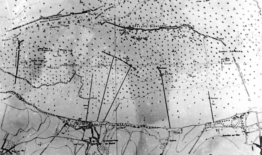 1944-06-07 Linkup | arrival Mulberry (artificial harbour)