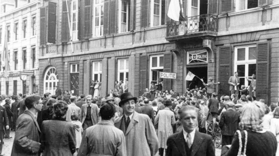 Maastricht is bevrijd, bevolking viert feest