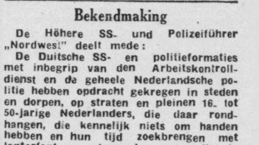 Bevel Rauter: lanterfantende mannen naar Duitsland
