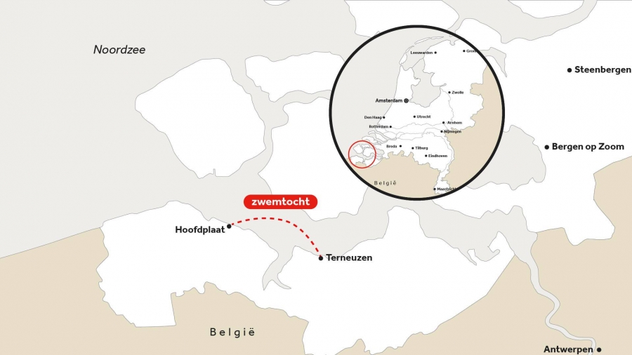 Verzetsstrijder zwemt naar bevrijd Zeeland met inlichtingen