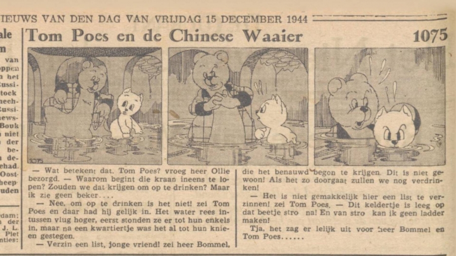 'Tom Poes ziek', Toonder weg bij Telegraaf