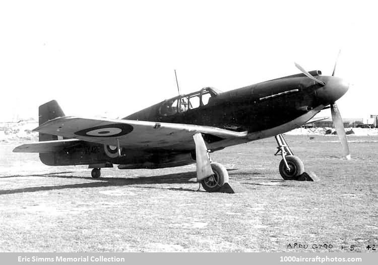 Flight of Mustang I AG422 and Flying Officer A C McMillan on 1943-07-07