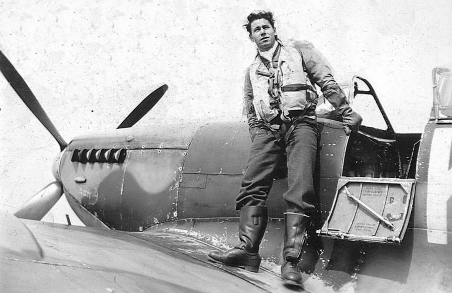 Flight of Mustang III FB107 and Flying Officer A V Hargreaves on 1944-07-25