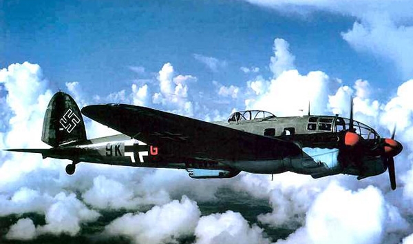 He 111 lost at North Sea on 10-05-1941 (SGLO ref: T1027A)