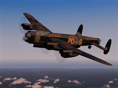 Lancaster lost at North Sea (W Walcheren) on 23-11-1944 (SGLO ref: T4712)