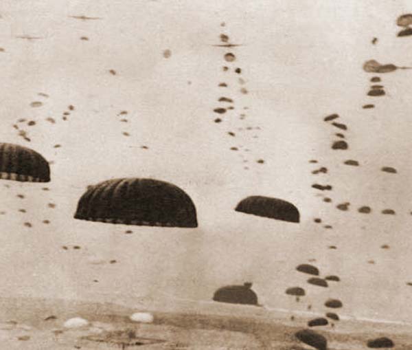 Locations 82nd and 101st Airborne landings on D-day position 101