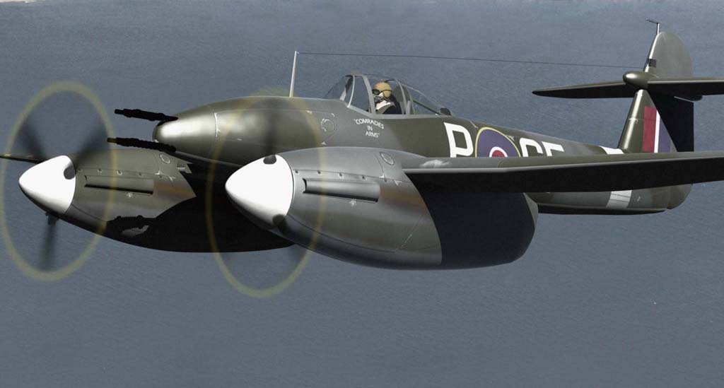 Flight of Whirlwind P6986 and Flight Sergeant J Gray on 1943-10-24