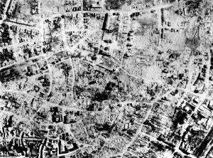 RAF Bomber Command 243 Lancasters attacked Nordhausen 4 April 1945