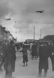 RAF Bomber Command Lancasters Operation Manna day 5 Waalhaven