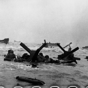 Photos by Robert Capa, Omaha Beach June 6th 1944
