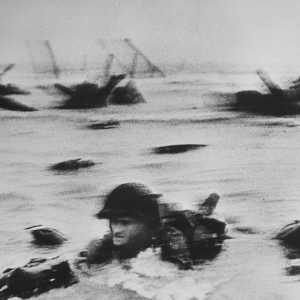 Photos by Robert Capa, Omaha Beach June 6th 1944