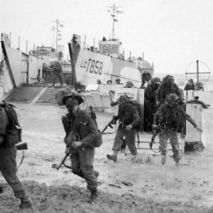 44 Royal Tank Regiment landed on Gold Beach