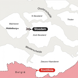 Duitsers massaal naar Zeeland, Sloedam doelwit geallieerden