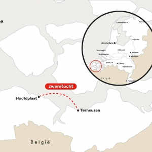 Verzetsstrijder zwemt naar bevrijd Zeeland met inlichtingen
