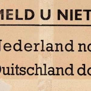'Meld je niet voor de arbeidsinzet!'